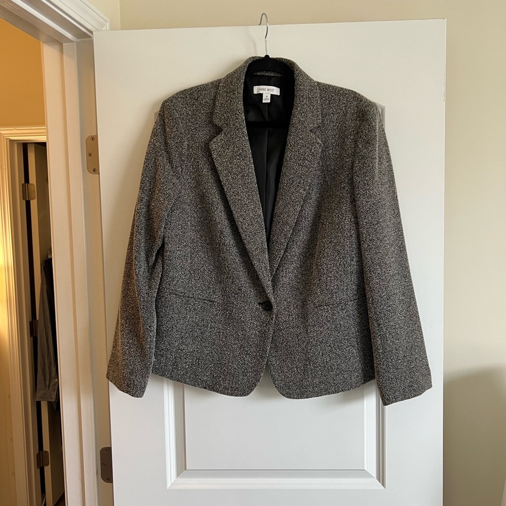 Nine West Charcoal Blazer